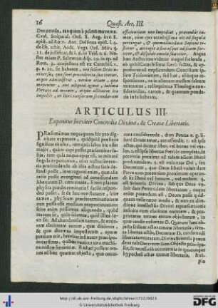 Articulus III.