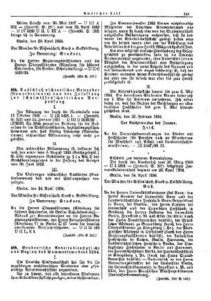 Studentische Arbeitsdienstpflicht und Beginn des Sommersemesters 1934 : [Amtlicher Teil]