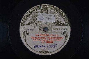 La danza : Tarantella napoletana / (Rossini)