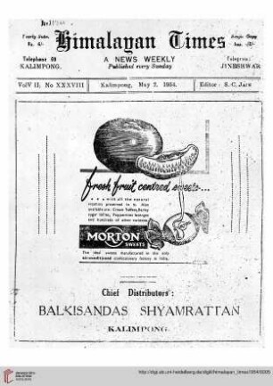 No. XXXVIII (02 May 1954)