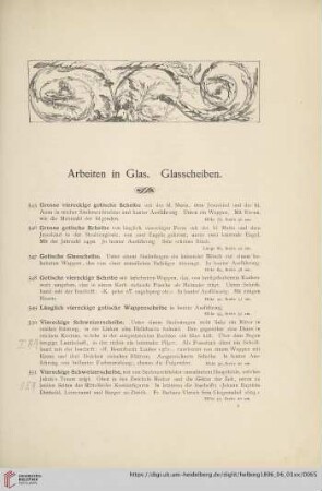 Arbeiten in Glas