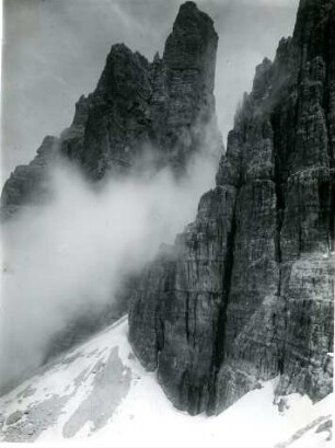 Alpen, Trentino, Brenta, Guglia, Campanile Alto vom Val Brenta