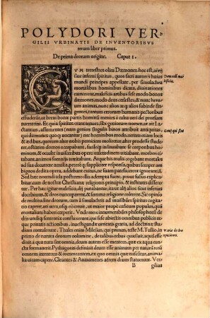 Polydori Vergilii Urbinatis De Rerum inventoribus libri octo