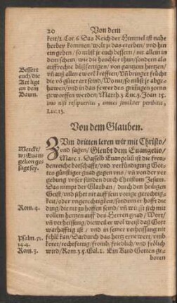 Von dem Glauben.