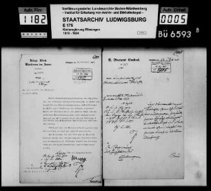 Oberamtsdiener, Hausmeister und Hausverwalter beim Oberamt Gmünd