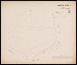 Plan No. 4, Grundstücke No. 2 & 4: Fasanengarten bis Karl-Wilhelm-Straße