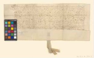 von Lattorff Bestätigung einer Obligation für v. Lattorf von Kurfürst Joachim Friedrich