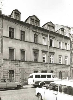 Dresden-Neustadt, Sebnitzer Straße 30. Wohnhaus (um 1867). Straßenansicht