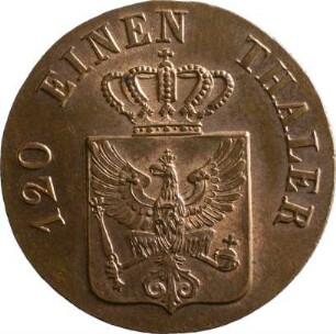 Münze, 3 Pfennig, 1840