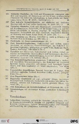 Verschiedenes (Nr. 709-718)