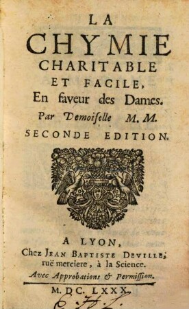 La Chimie charitable et facile