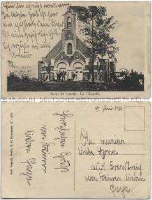 Kapelle auf dem Mont de Lorette
