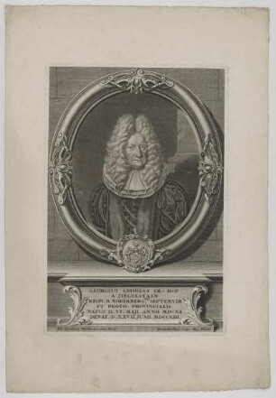 Bildnis des Georgius Andreas Im-Hof a Ziegelstain