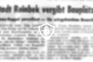 Stadt Reinbek vergibt Bauplätze