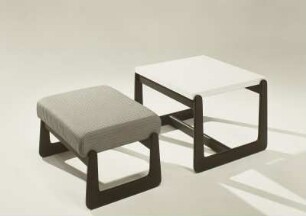 Tisch : Hocker und Tisch (1976) aus Sophienau