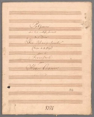 Potpourris, pf - BSB Mus.Schott.Ha 8663-2