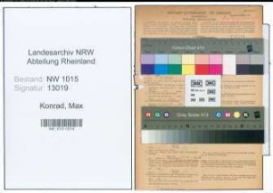 Entnazifizierung Max Konrad , geb. 01.03.1897 (Kaufmann)