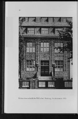 Kulturwissenschaftliche Bibliothek Warburg, Vorderansicht 1926