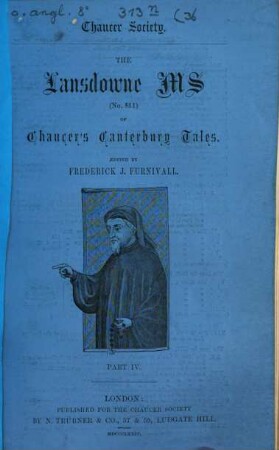 The Lansdowne ms of Chaucer's Canterbury tales. 4