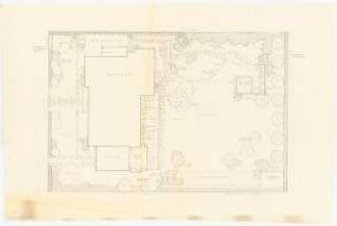 Garten Troye, Berlin-Westend: Lageplan mit Gartenplan