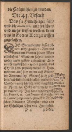 Die 41. Ursach - Die 50. Ursach.