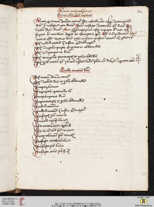 Liturgische Anweisungen zu den Gesängen des Ordo Missae