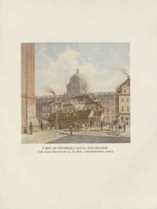 Ansicht der Schloßkuppel von der Schleusenbrücke