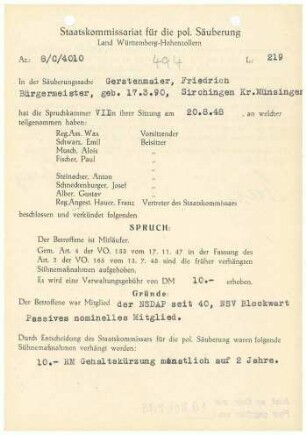 Gerstenmaier, Friedrich
