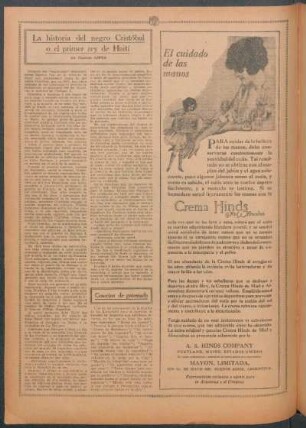 La historia del negro Cristóbal o el primer rey de Haití