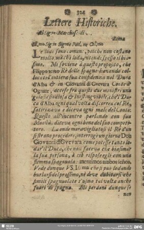 Lettere Historiche