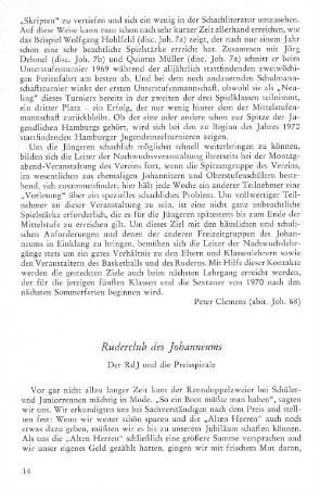 Ruderclub des Johanneums
