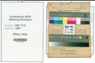Entnazifizierung Peter Effertz , geb. 05.07.1900 (Kaufm.Angestellter)