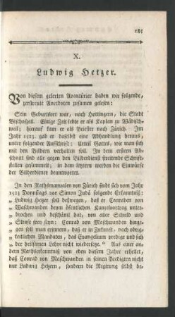 X. Ludwig Hetzer.