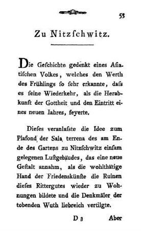 Zu Nitzschwitz.