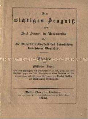 Abhandlung von Karl Zenner