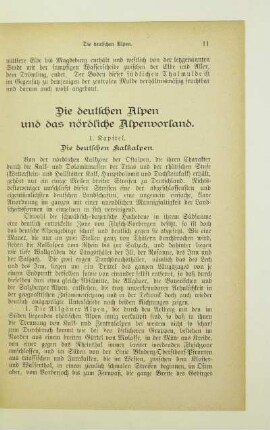 Die deutschen Alpen und das nördliche Alpenvorland