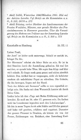 Kunsthalle zu Hamburg 25. III. 11