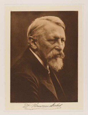 "Dr. phil. C. W. Hermann Strebel" aus der Mappe "Hamburgische Männer und Frauen am Anfang des XX. Jahrhunderts"