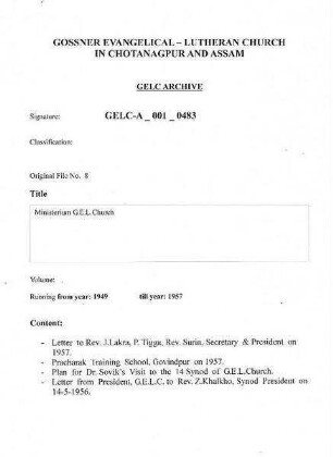 Ministerium G.E.L. Church