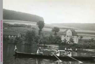 Wanderfahrt des Casseler Frauen-Ruder-Vereins nach Wilhelmshausen