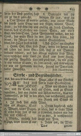 Sterbe-und Begräbnißlieder