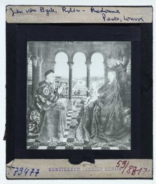 Eyck, Rolin-Madonna (Paris Louvre 1271)