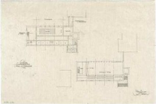 Gsaenger, Gustav; Hannover (Niedersachsen); Ev. Kirche Henrietten-Stiftung - Grundriss UG, Emporengeschoss (Grundriss)