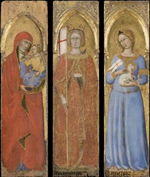 Hl. Anna mit dem Marienkind, Hl. Ursula, Hl. Agnes