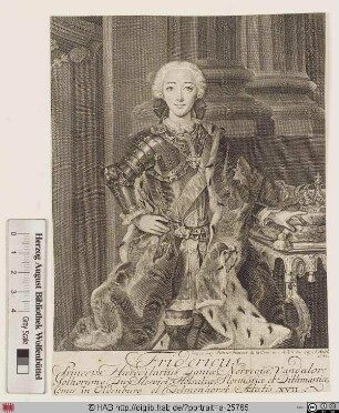 Bildnis Friedrich (Frederik) V., König von Dänemark und Norwegen, Herzog von Schleswig und Holstein (reg. 1746-66)
