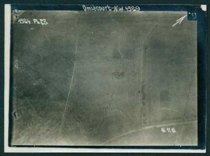 Foto des Geländes nordwestlich von Omiécourt (Luftbild)