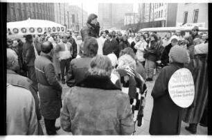 Kleinbildnegativ: Warnstreik, 1988