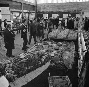 Eröffnung der obstbaulichen Lehrschau in der Nancyhalle zur Bundesgartenschau 1967.