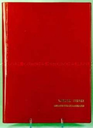 Protokollmappe des Staatsratsmitgliedes Werner Seifert