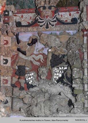 Rückwand des Brunnens - Ninfeo Niccolini